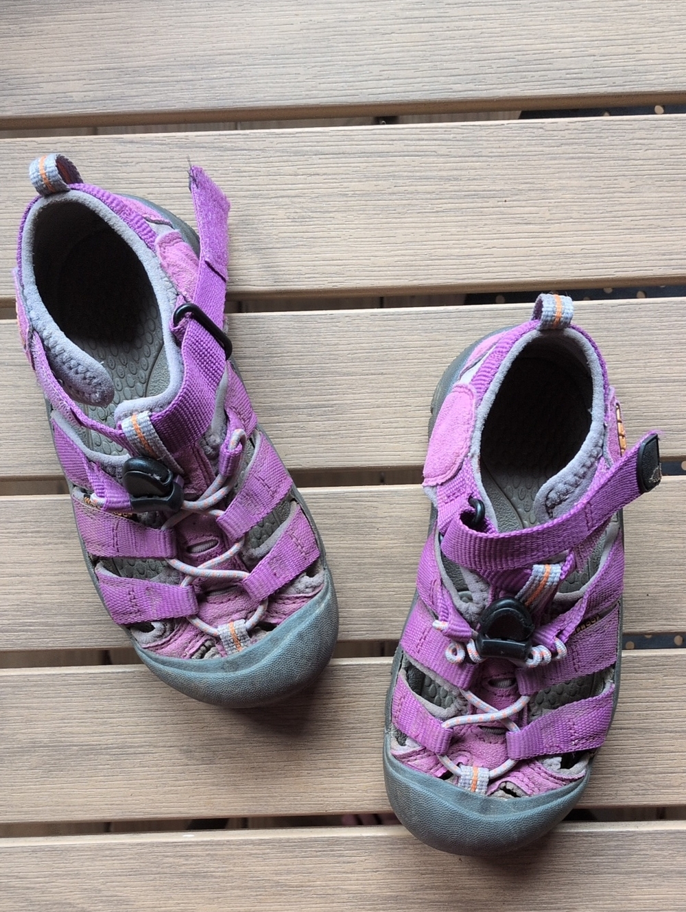 Keen Kids Purple Grey Closed-Toe Adventure Sandals